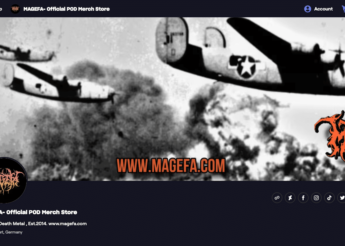MAGEFA- Print On Demand Merchstore on Teepublic